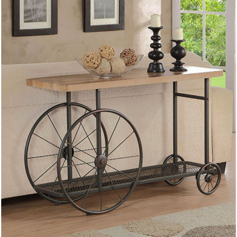 Sofa Table With Bottom Shelf