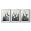 FLORAL Series DCLxxv - impression encadrée de qualité supérieure sur mesure mat - 3 pièces-625195673-625195672