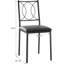 Ensemble de table de salle à manger Farmhouse pour 4 personnes, table en bois avec chaises rembourrées, peu encombrant, noyer-637074622