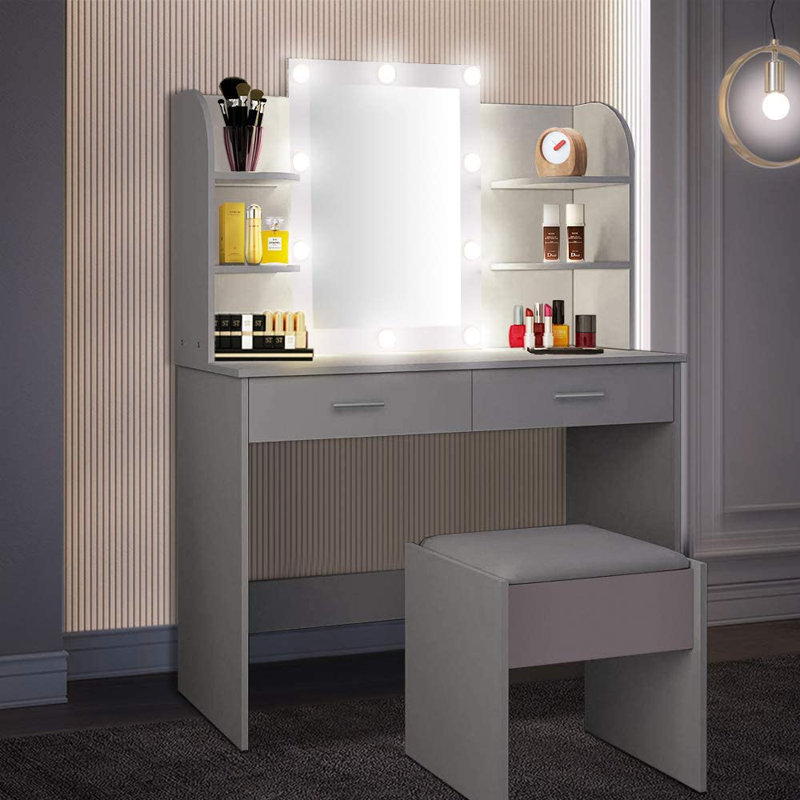 Germo Dressing Table with Mirror