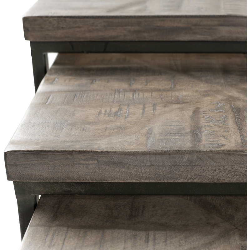 Tables gigognes Annete, Noyer