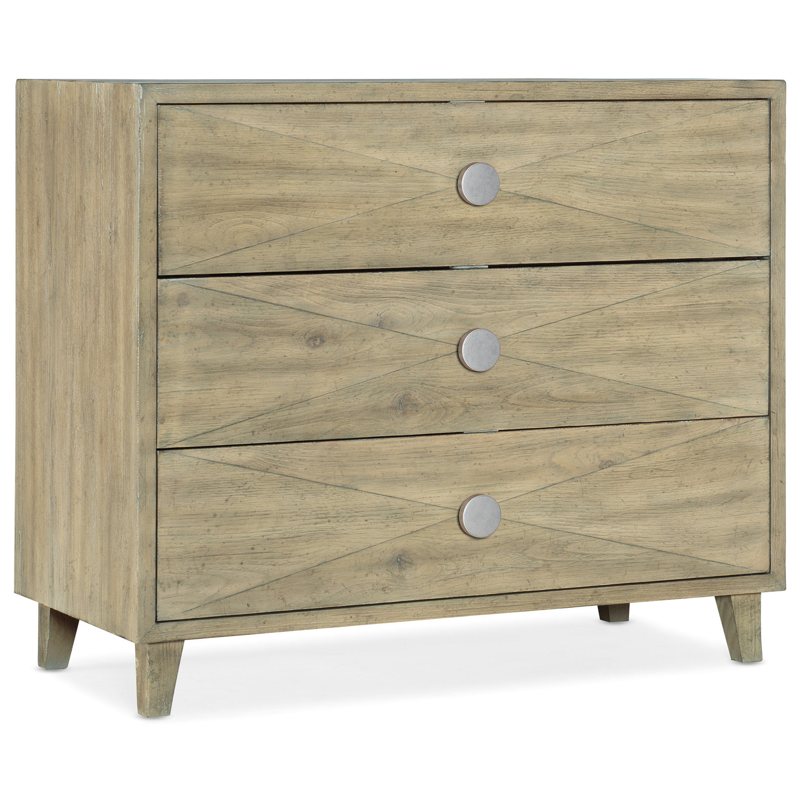 3 - Drawer Nightstand, Natural