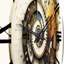 Horloge murale spirale abstraite-93380031