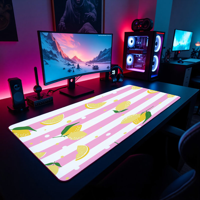 Polyester Desk Pad, 14.4x12.1