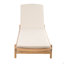 Chaise longue avec coussin Mallacia