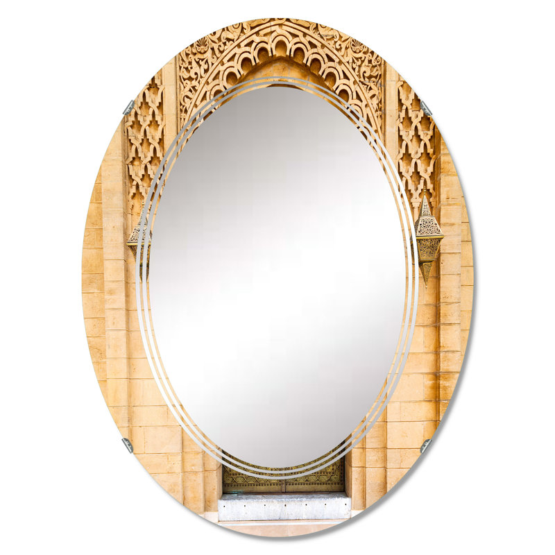 Miroir de salle de bain ovale mural, 36 po x 24 po
