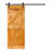 Paneled Wood Painted Barn Door with Installation Hardware Kit-93178043-93178030