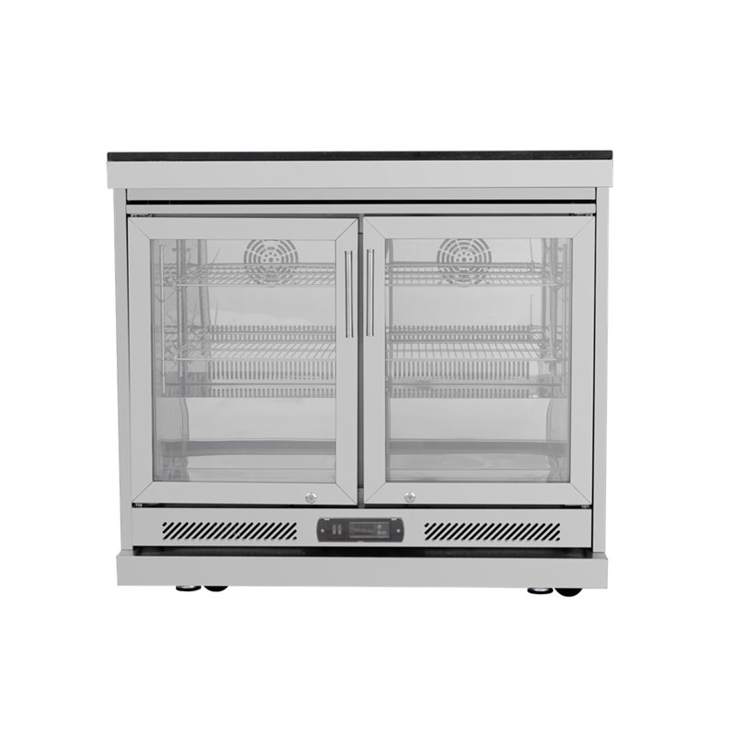 Îlot de cuisine à double porte pour réfrigérateur