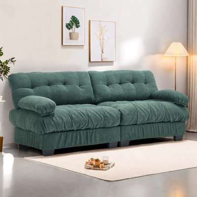 Canapé modulaire Cloud Couch avec sièges profonds et accoudoirs pour le salon et la chambre