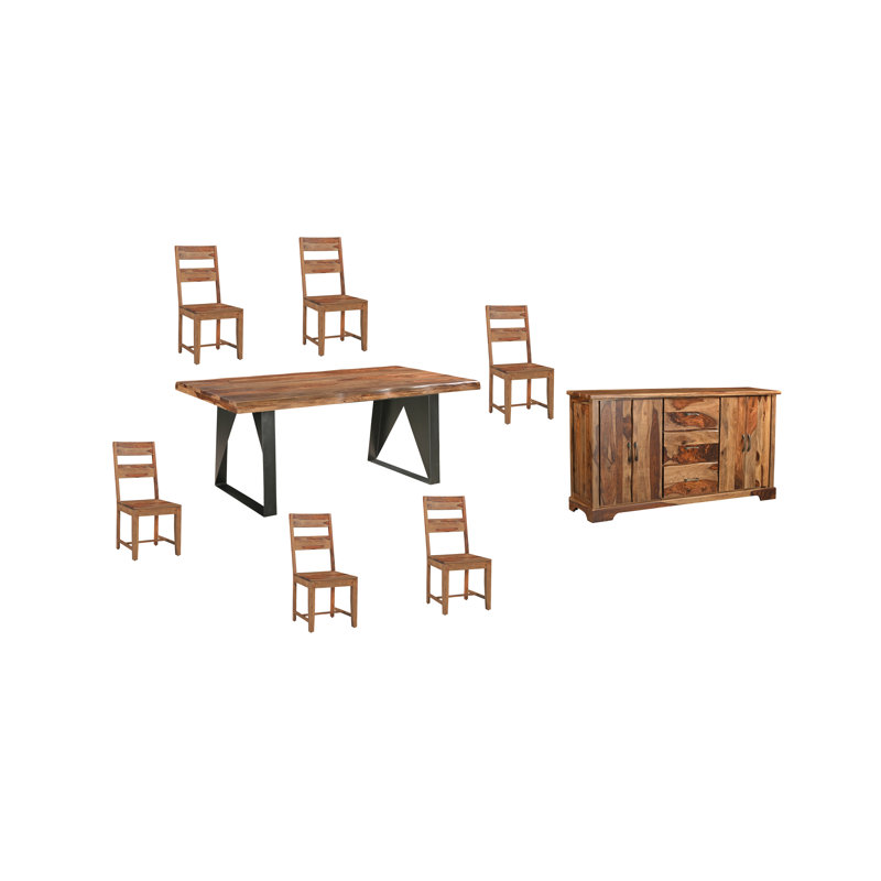 Chaliyah Beatt Traditional Bench, Natural