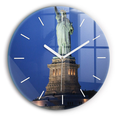 Glass Wall Clock