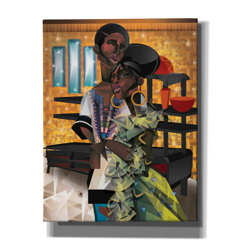 «Do You Love What You Feel» par Jaleel Campbell, impression sur toile tendue, H 34 po x l 26 po x P 1,5 po