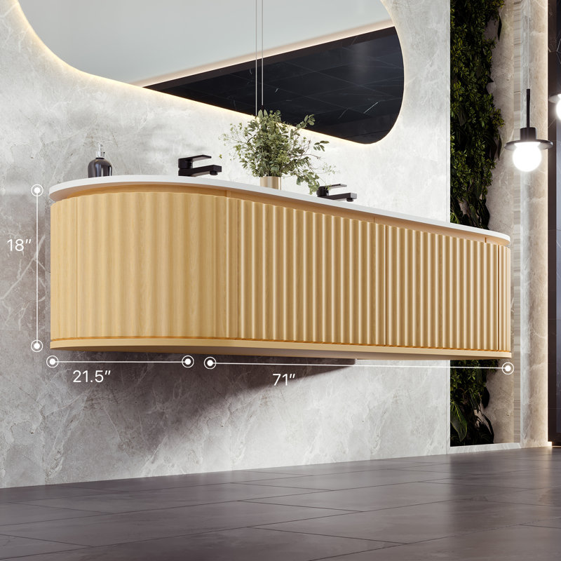 Meuble-lavabo double 71 po Haven