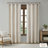 Beals Cymande Fleece Lined Single Curtain Panel-1977768735
