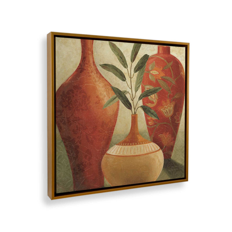 «Southern Tones II» par Lisa Audit, reproduction d'art, L 20 po x H 20 po, Gold, Framed Canvas