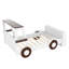 Lit pour enfant en forme de voiture ludique avec tablettes de rangement intégrées-1213927486