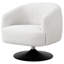 Fauteuil d'appoint pivotant rembourré