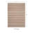 Kivett Striped Tan and Cream Indoor Outdoor Machine Washable Area Rug-677900334