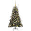 Arbre de Noël artificiel vidaXL avec 150 lumières DEL vertes 59,06 po