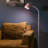 Zoey 65 in. Industrial 1-Light Dimming and Temperature Adjustable LED Floor Lamp with Cone Shade