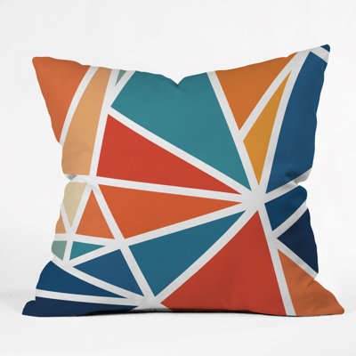 Fimbis Mosaic Indoor/Outdoor Throw Pillow