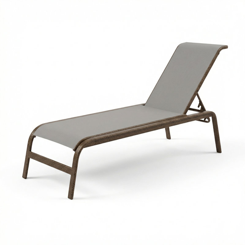 Chaise, Dove Gray Sling/Bronze Age