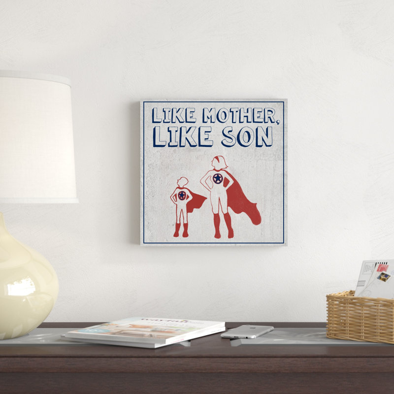 «Little Hero II» par Grace Popp - peinture sur toile tendue, H 12 po x l 12 po x P 1,25 po