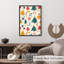 «Holiday Christmas Tree Dreams», reproduction d'art moderne sans cadre-519082105