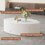 Table basse ovale avec rangement dissimulé-592332708