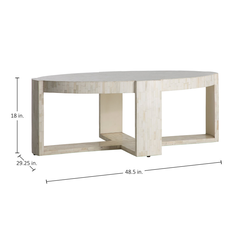 Kenzie Cross Legs Coffee Table