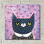 «Kooky Cat 1» par Melissa Averinos, art mural en verre acrylique-1664594215