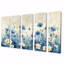 Chiou - décoration murale fleurs sauvages - art mural traditionnel 5 pièces-1144963060
