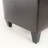 Ottoman Bench With Storage, Dark Brown PU Surface, Rubber Wood Legs, 300 Lbs Capacity