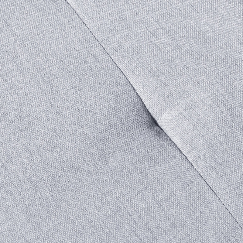Gris pour la détente - revêtement doux, coussin de rebond élégant à structure en bois, pieds fuselés