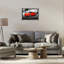 Cadre flottant rouge audacieux pour voiture de sport, design par Mark Rogan-29057845-29057844