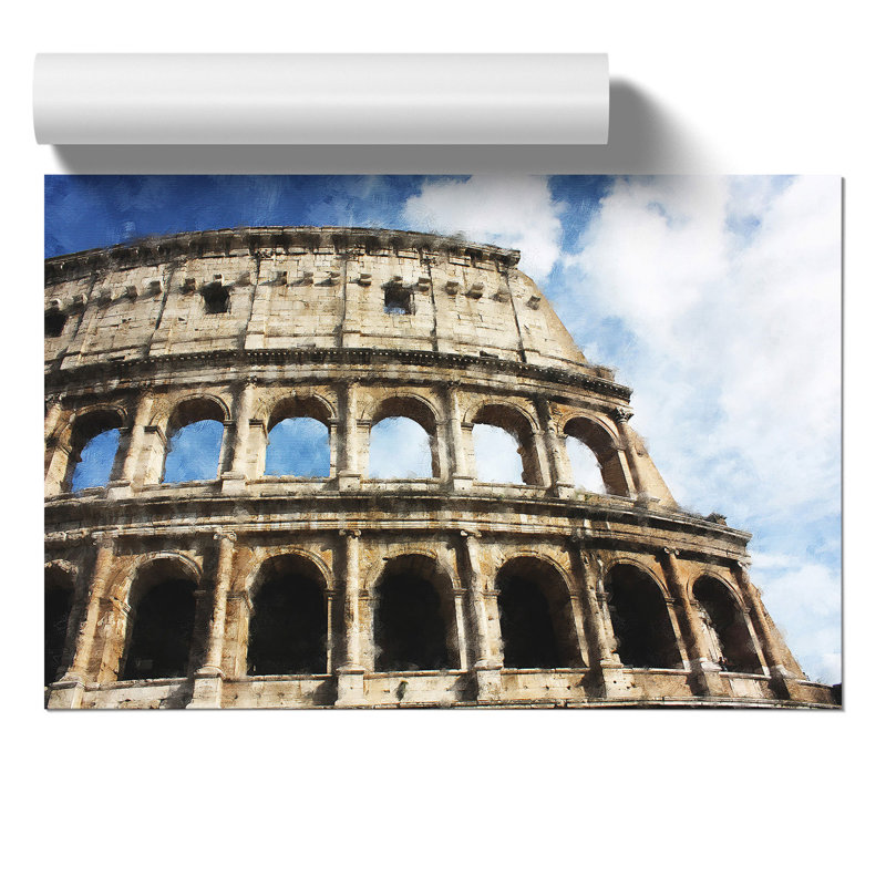Coliseum In Rome - No Frame Painting, 30cm H x 42cm W x 0.1cm D