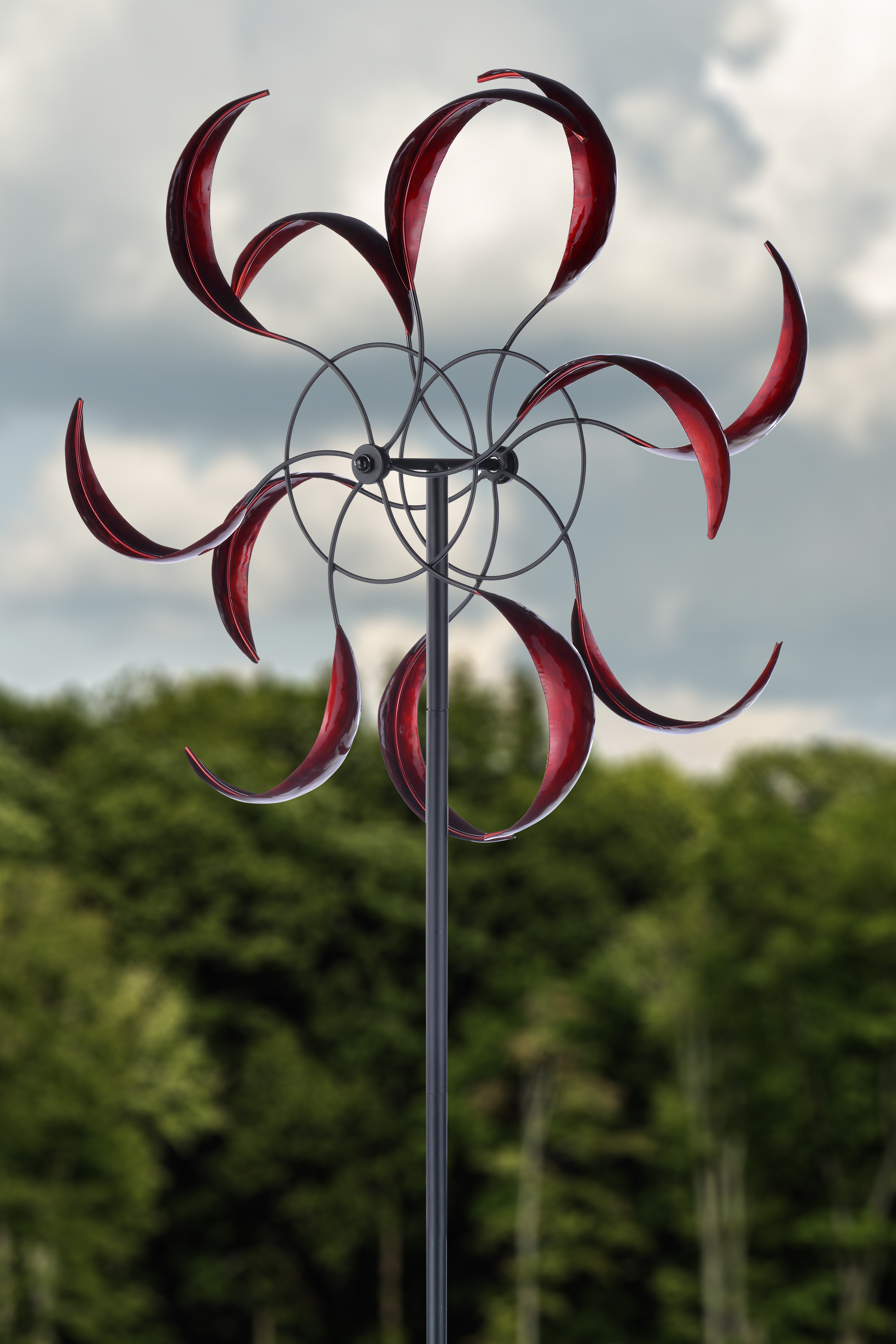 Marshall Home Garden Metal Abstract Rotator - Wayfair Canada