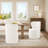 Luckett Upholstered Caster Dining Chair-213843209