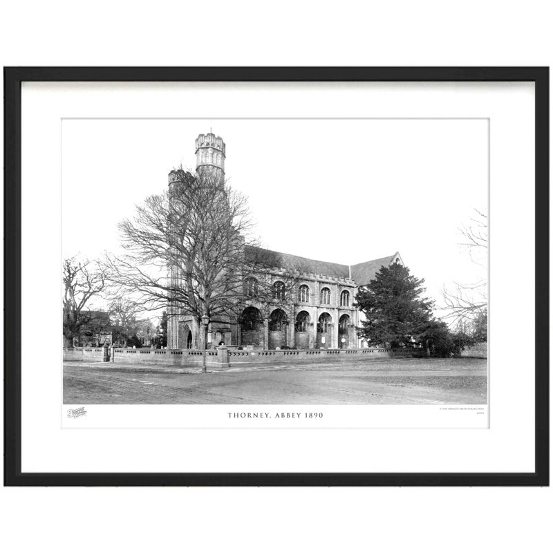Thorney, Abbey 1890 by Francis Frith - Single Picture Frame Print, 60cm H x 80cm W x 2.3cm D