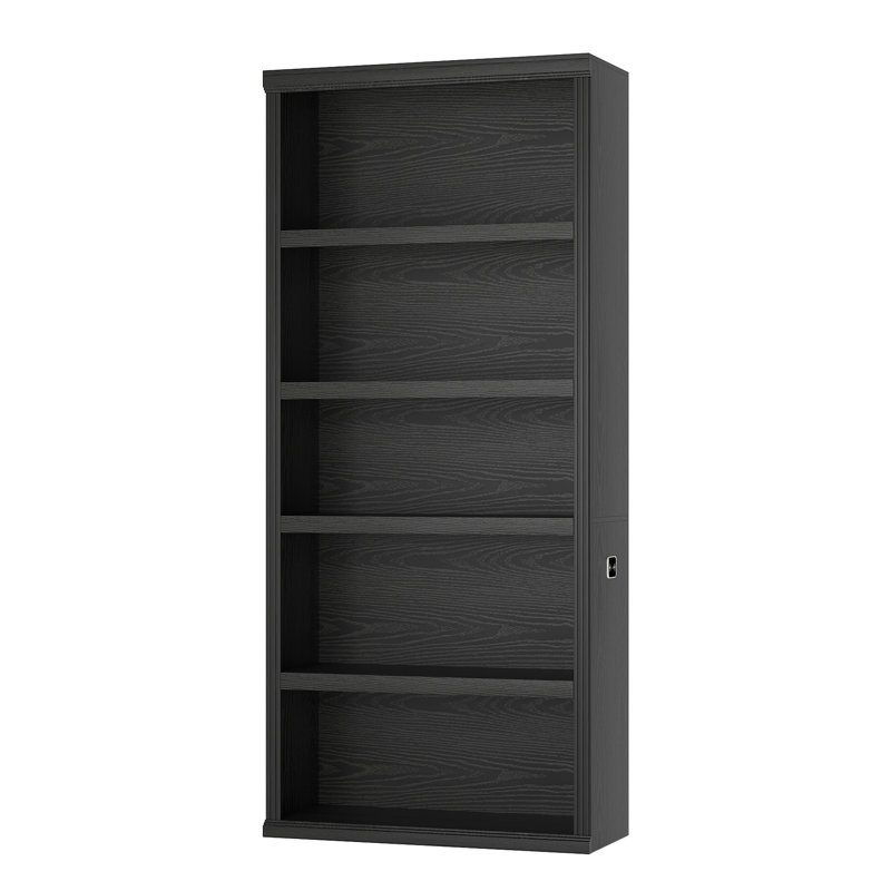180cm H x 80cm W Bookcase, Black