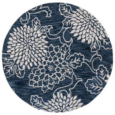 Abrea Hand Tufted Wool Floral Rug