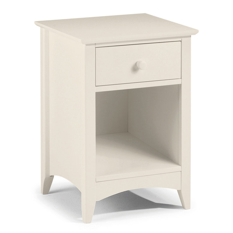 Kingsbury 44cm W Solid Wood Bedside Table