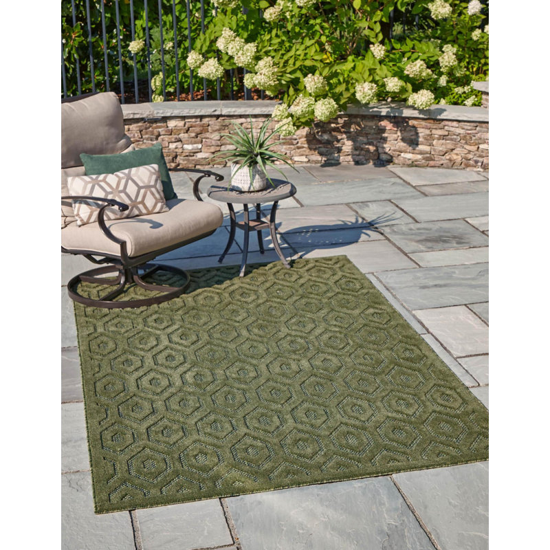 Tapis intérieur / extérieur vert, Rectangle 9 pi x 12 pi
