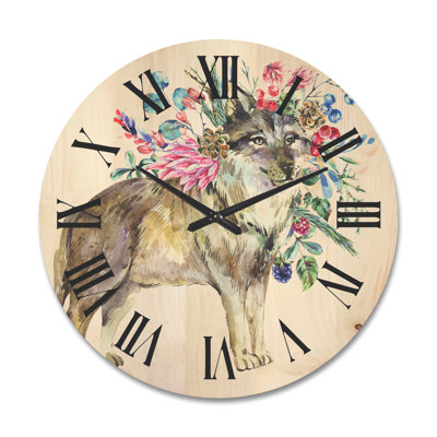 Solid Wood Wall Clock