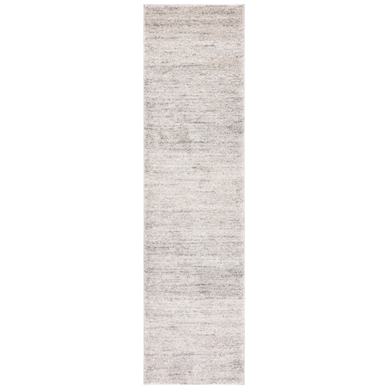 Tapis abstrait à performance rétro Brandarius, Tapis de couloir 2 pi 3 po x 9 pi
