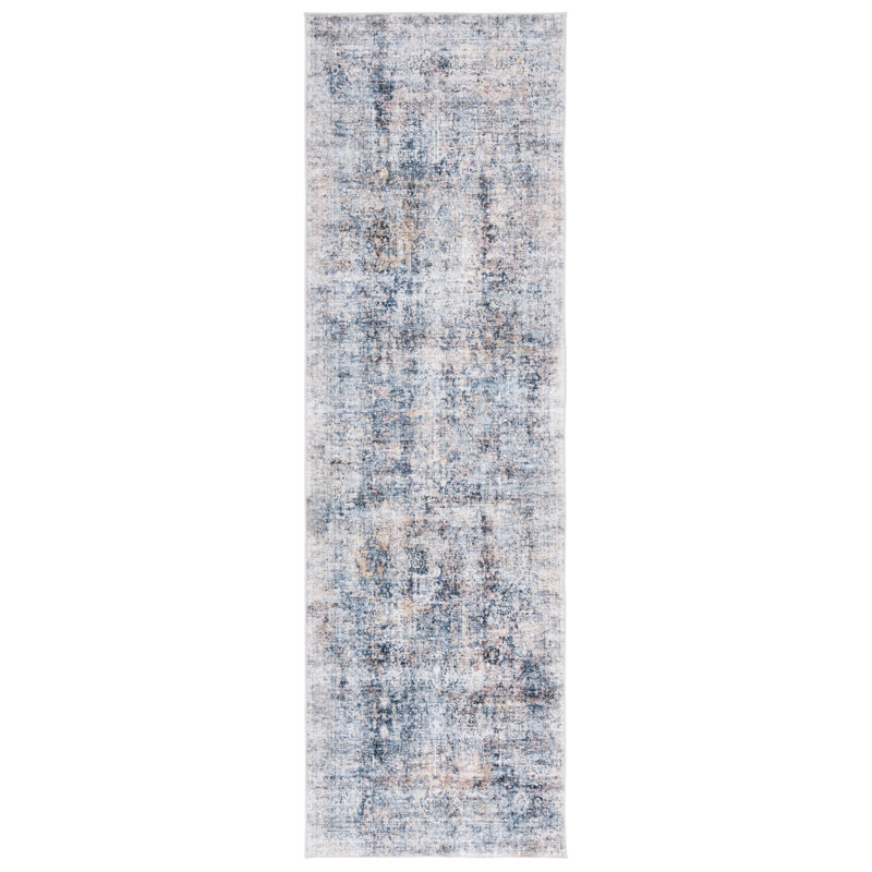 Sotira Monica Performance Machine Washable Abstract Rug, Runner 2'6" x 8'