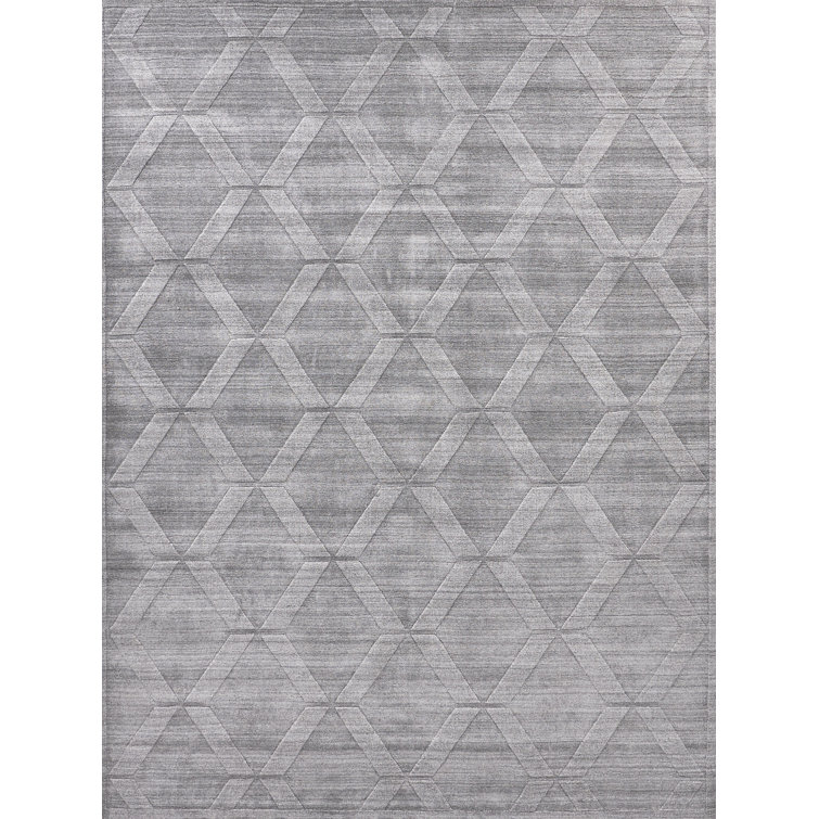 Castelli Geometric Area Rug in Gray