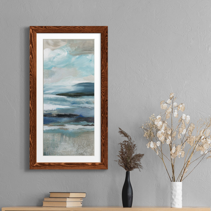 «Distant Drama II», peinture sur toile encadrée, Érable