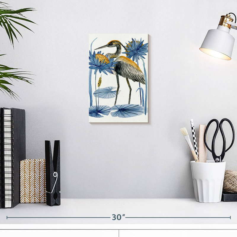 Étang Bramon Heron I, H 12 po x l 8 po