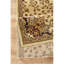 Crème classique 2 pi 7 po X 3 tapis, médaillon élégant, polypropylène, poids du produit 8,3 po, motif médaillon, largeur de paquet de 31